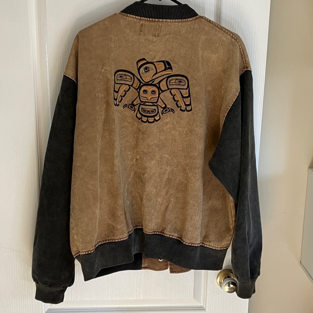 Vintage Fuzzy Stonewash Canada Jacket - Picture 4 of 5